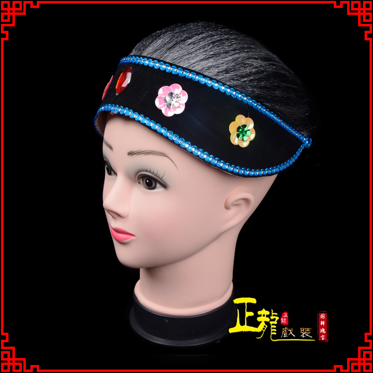 烟台老旦媒婆穷老太婆假发套 老旦头套